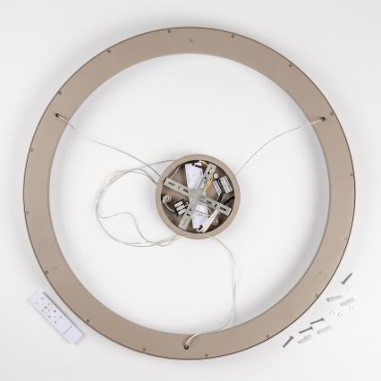 BRILAGI - LED dimbare hanglamp met kabel FALCON II LED/108W/230V 3000-6500K Ø 80 cm beige + afstandsbediening