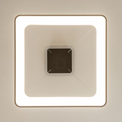 Brilagi - FALCON II dimbare LED-hanglamp aan kabel LED/125W/230V 3000-6500K 60x60 cm zwart + afstandsbediening