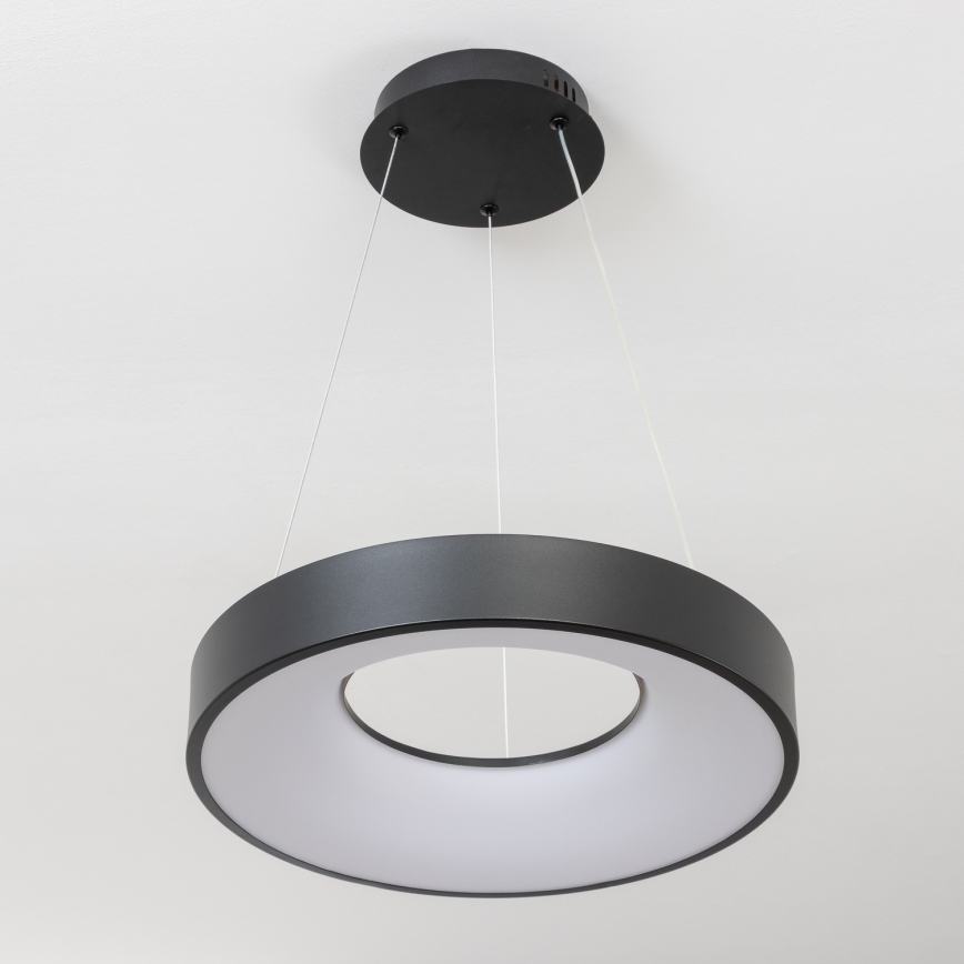 Brilagi - LED dimbare hanglamp aan kabel FALCON II LED/67W/230V 3000-6500K Ø 40 cm zwart + afstandsbediening