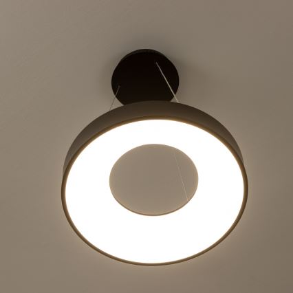 Brilagi - LED dimbare hanglamp aan kabel FALCON II LED/67W/230V 3000-6500K Ø 40 cm zwart + afstandsbediening