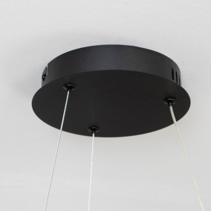 Brilagi - LED dimbare hanglamp aan kabel FALCON II LED/67W/230V 3000-6500K Ø 40 cm zwart + afstandsbediening