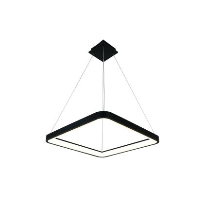 Brilagi - LED dimbare hanglamp aan kabel FALCON SLIM LED/50W/230V 3000-6500K 50x50 cm zwart + afstandsbediening