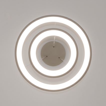 BRILAGI - LED dimbare hanglamp aan kabel FALCON SLIM LED/68W/230V 3000-6500K Ø 50 cm beige + afstandsbediening