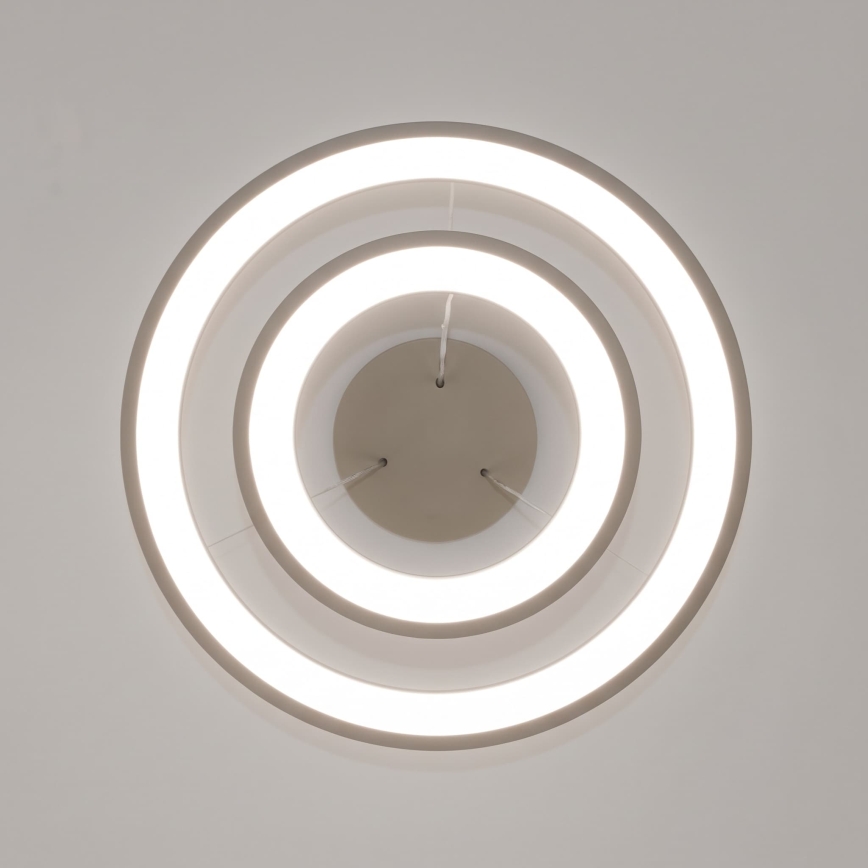 BRILAGI - LED dimbare hanglamp aan kabel FALCON SLIM LED/68W/230V 3000-6500K Ø 50 cm beige + afstandsbediening