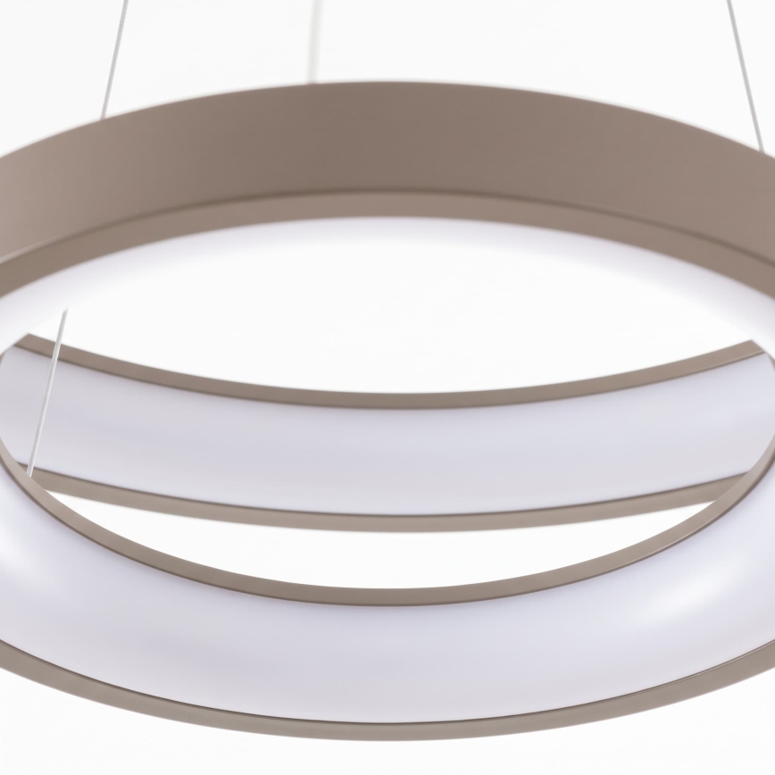 BRILAGI - LED dimbare hanglamp aan kabel FALCON SLIM LED/68W/230V 3000-6500K Ø 50 cm beige + afstandsbediening