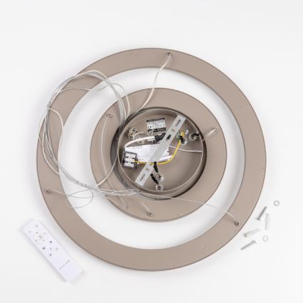 BRILAGI - LED dimbare hanglamp aan kabel FALCON SLIM LED/68W/230V 3000-6500K Ø 50 cm beige + afstandsbediening