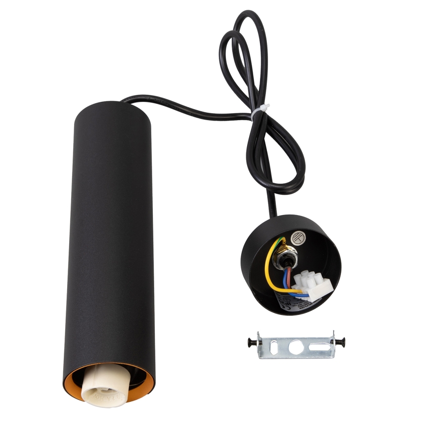 Brilagi - LED RGBW dimbare hanglamp met kabel SELE 1xGU10/4,8W/230V 3000K zwart/goud + afstandsbediening