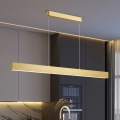 Brilagi - LED dimbare hanglamp aan kabel SLEEKLINE SMART LED/40W/230V 3000-6000K Wi-Fi Tuya goud + afstandsbediening