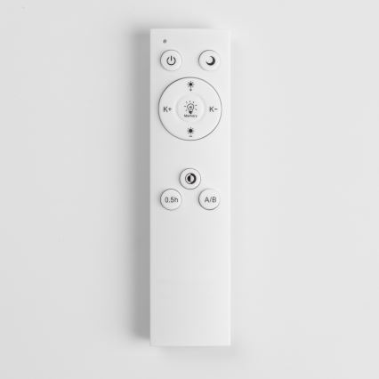 Brilagi - LED dimbare hanglamp aan kabel FALCON LED/80W/230V 3000-6500K Ø 60 cm grijs + afstandsbediening