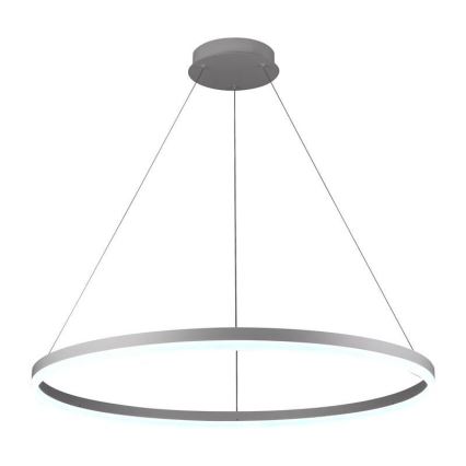 Brilagi - Dimbare LED-pendellamp CIRCLE, 55W/230V, 3000–6500K, Ø 80 cm, wit + afstandsbediening