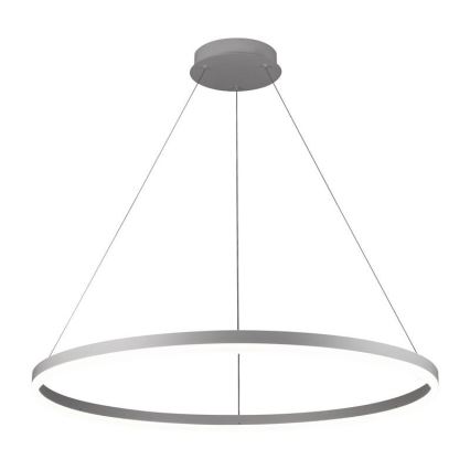 Brilagi - Dimbare LED-pendellamp CIRCLE, 55W/230V, 3000–6500K, Ø 80 cm, wit + afstandsbediening