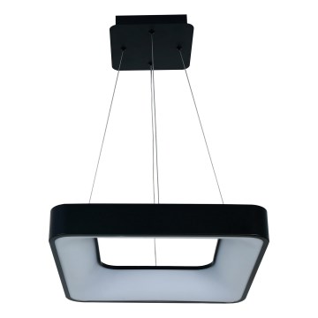 Brilagi - LED dimbare hanglamp met kabel FALCON II LED/80W/230V 3000-6500K 40x40 cm zwart + afstandsbediening