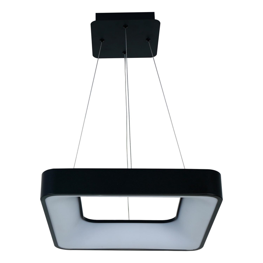Brilagi - LED dimbare hanglamp met kabel FALCON II LED/80W/230V 3000-6500K 40x40 cm zwart + afstandsbediening