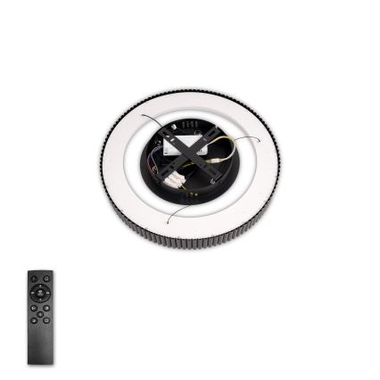 Brilagi - Dimbare LED-hanglamp aan kabel FALCON MODERN LED/30W/230V 3000–6500K Ø 40 cm zwart + afstandsbediening