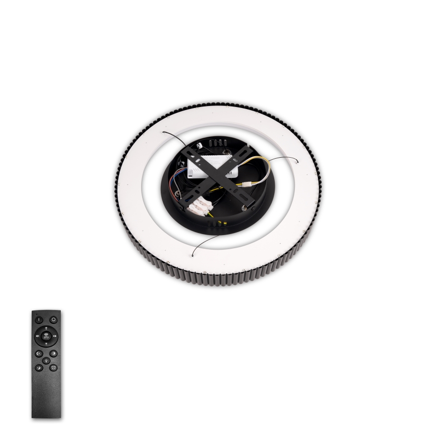 Brilagi - Dimbare LED-hanglamp aan kabel FALCON MODERN LED/30W/230V 3000–6500K Ø 40 cm zwart + afstandsbediening