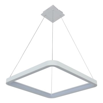 Brilagi - LED-dimbare hanglamp met kabel FALCON SLIM LED/50W/230V 3000-6500K 50x50 cm wit + afstandsbediening