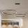 Brilagi - LED-dimbare hanglamp met kabel PORTOFINO LED/98W/230V 3000-6000K zwart + afstandsbediening