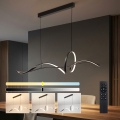Brilagi - LED dimbare hanglamp met kabel SIGNATURE LED/55W/230V 3000-6000K 120x23 cm zwart + afstandsbediening