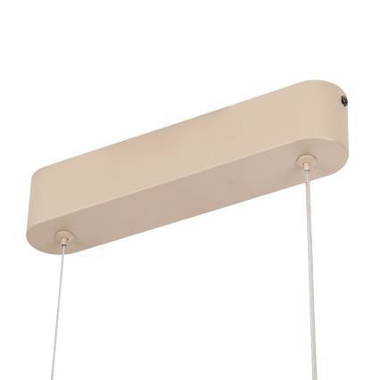 Brilagi - LED-dimbare hanglamp aan kabel TWISTER LED/60W/230V 3000-6000K beige + afstandsbediening