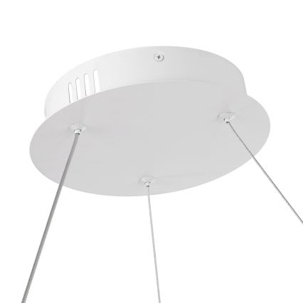 Brilagi - LED-dimbare hanglamp aan kabel TWISTER LED/105W/230V 3000-6000K Ø 100 cm wit + afstandsbediening