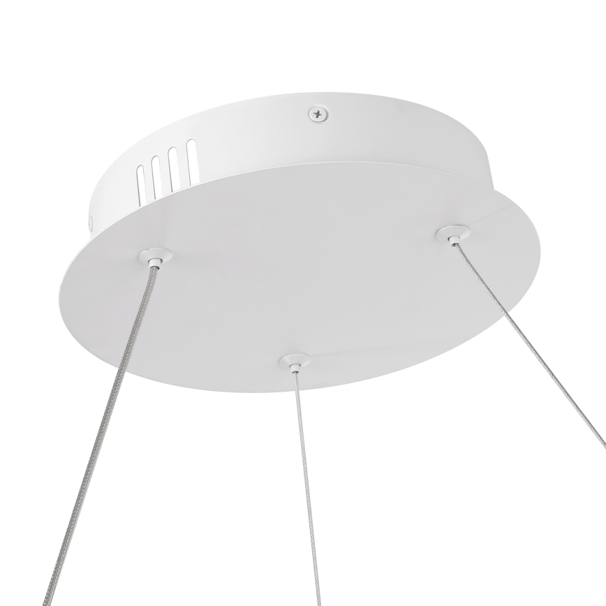 Brilagi - LED-dimbare hanglamp aan kabel TWISTER LED/105W/230V 3000-6000K Ø 100 cm wit + afstandsbediening