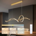 Brilagi - LED dimbare kabelhanglamp SIGNATURE LED/55W/230V 3000-6000K 120x23 cm goud + afstandsbediening