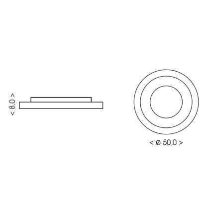 BRILAGI - LED Dimbare plafondlamp voor kinderen ASTRO LED/68W/230V 3000-6000K Ø 50 cm + afstandsbediening