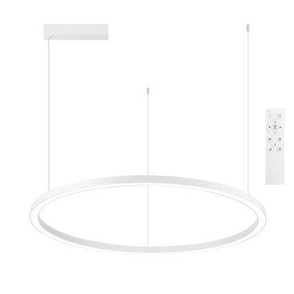 Brilagi - Dimbare LED-hanglamp aan kabel PORTOFINO LED/60W/230V 3000-6000K Ø 80 cm wit + afstandsbediening