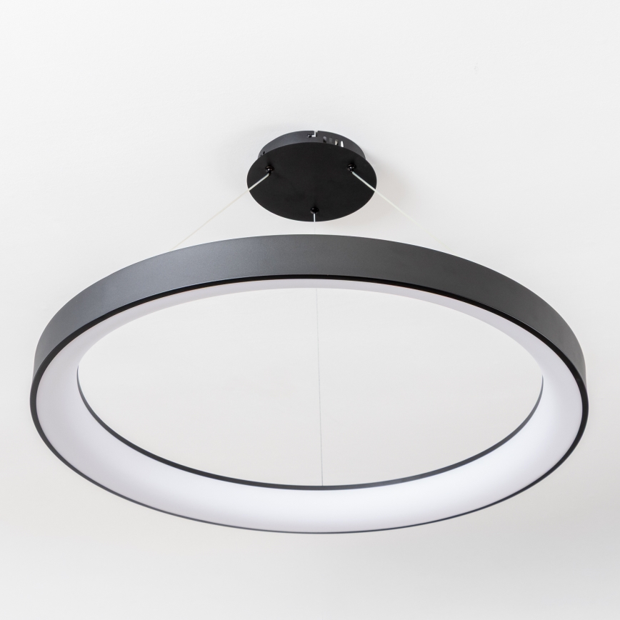 Brilagi - LED-dimbare hanglamp aan kabel FALCON II LED/108W/230V 3000-6500K Ø 80 cm zwart + afstandsbediening