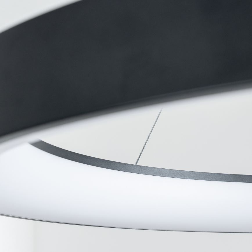 Brilagi - LED-dimbare hanglamp aan kabel FALCON II LED/108W/230V 3000-6500K Ø 80 cm zwart + afstandsbediening