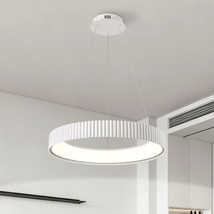 BRILAGI - Dimbare hanglamp aan kabel FALCON MODERN LED/54W/230V 3000-6000K Ø 60 cm wit + afstandsbediening