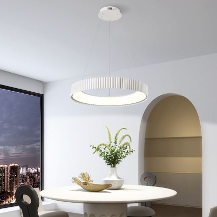 BRILAGI - Dimbare hanglamp aan kabel FALCON MODERN LED/54W/230V 3000-6000K Ø 60 cm wit + afstandsbediening