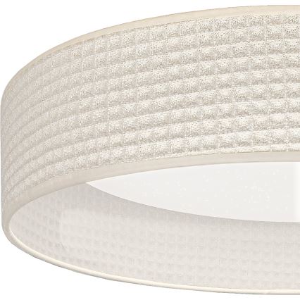 Brilagi - Dimbare LED-plafondlamp VELVET SMARTIX STARS LED/24W/230V 3000-6000K Ø 45 cm crème Wi-Fi Tuya Beacon + afstandsbediening
