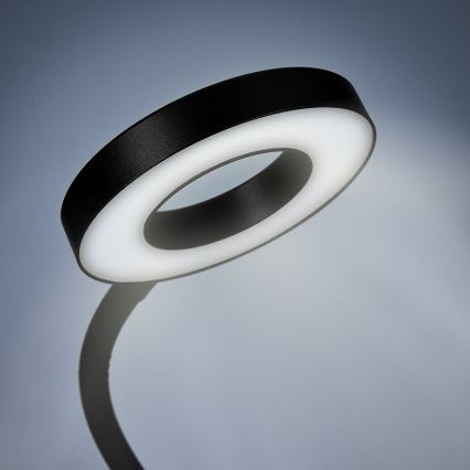 Brilagi -LED Dimbare lamp met klem ORBELA LED/8W/5V 3000/4000/5000K zwart
