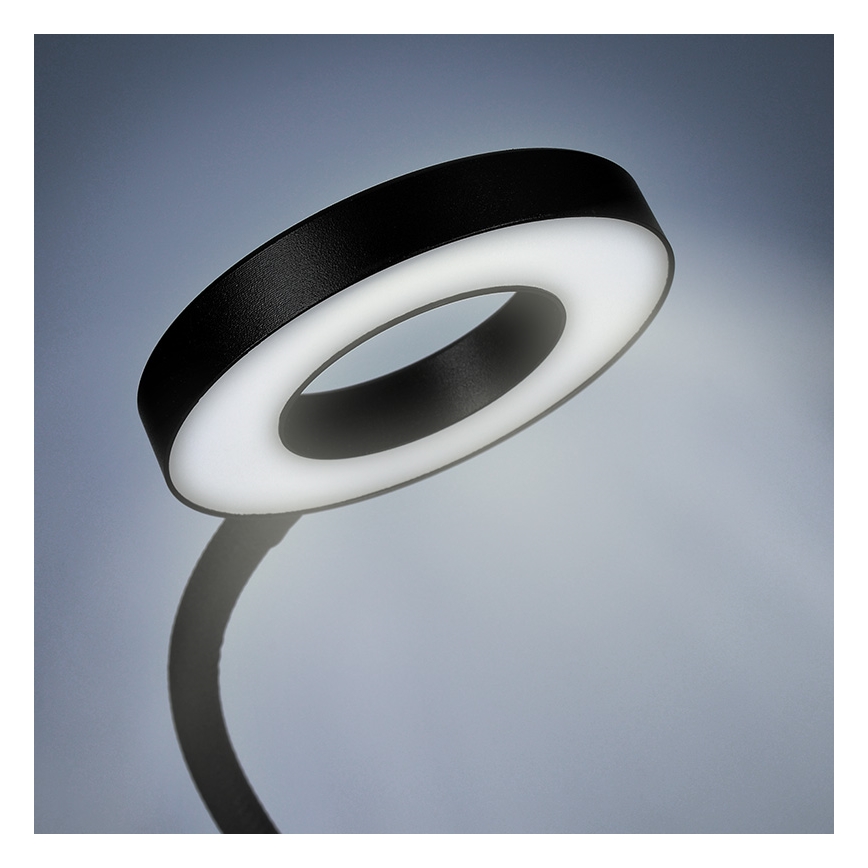 Brilagi -LED Dimbare lamp met klem ORBELA LED/8W/5V 3000/4000/5000K zwart