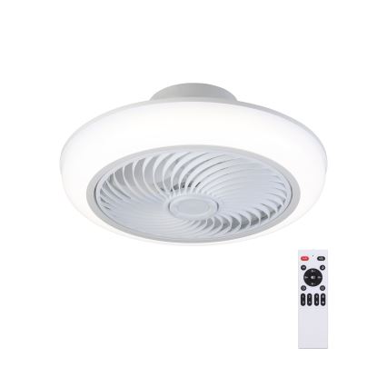 Brilagi - LED dimbare plafondlamp met ventilator LED/30W/230V 3000-6500K wit + afstandsbediening