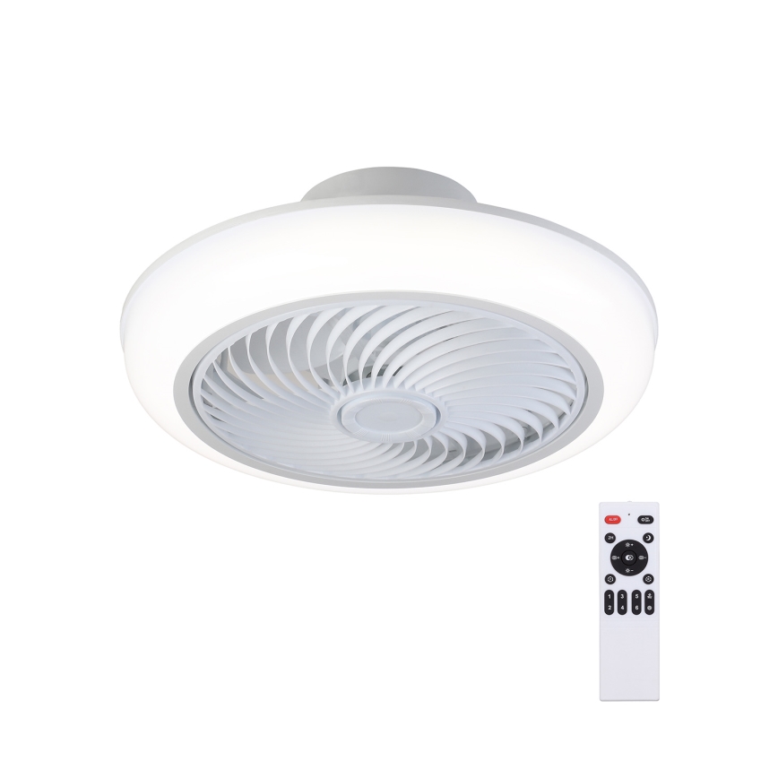 Brilagi - LED dimbare plafondlamp met ventilator LED/30W/230V 3000-6500K wit + afstandsbediening