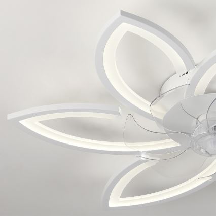 Brilagi - LED dimbare plafondlamp met ventilator LED/50W/230V 3000-6500K wit + afstandsbediening