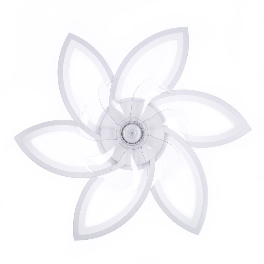 Brilagi - LED dimbare plafondlamp met ventilator LED/50W/230V 3000-6500K wit + afstandsbediening