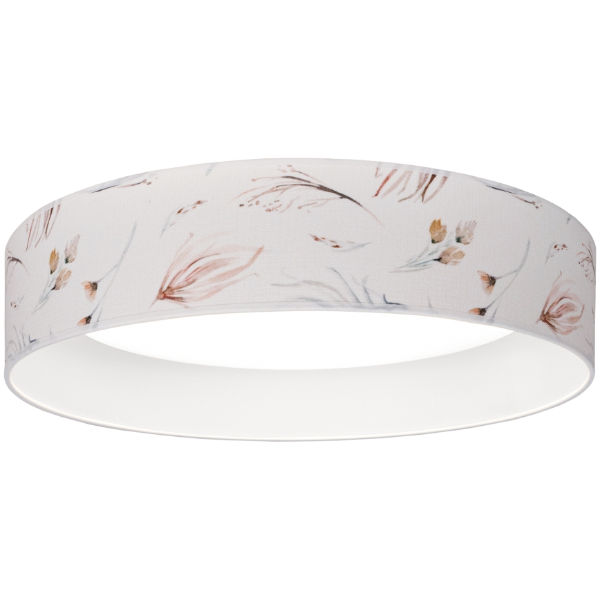 Brilagi - Dimbare LED-plafondlamp VELVET SMARTIX LED/24W/230V 3000-6000K Ø 45 cm wit/bloemen Wi-Fi Tuya Beacon + afstandsbediening