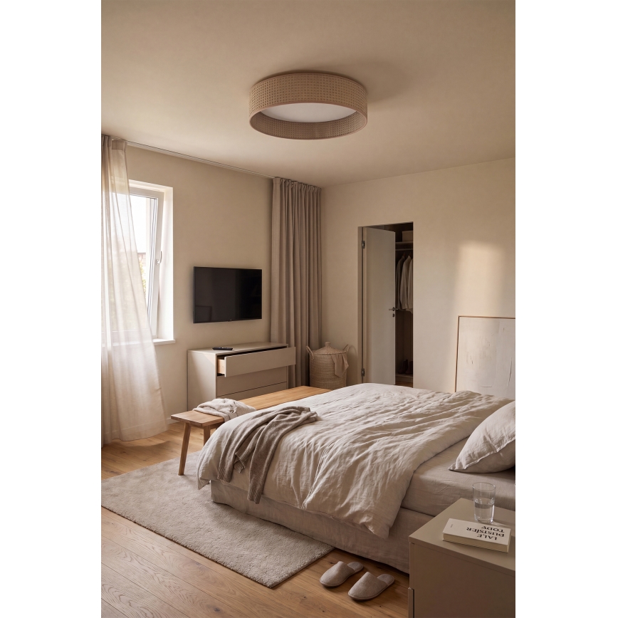 Brilagi - LED-dimbare plafondlamp VELVET SMART VARI LED/24W/230V 3000-6500K Ø 45 cm beige + afstandsbediening