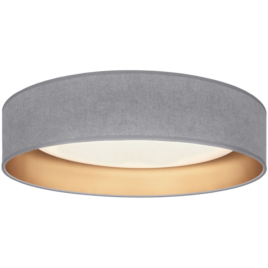 Brilagi - Dimbare LED-plafondlamp VELVET SMARTIX STARS LED/36W/230V 3000-6000K Ø 55 cm grijs/goud Wi-Fi Tuya Beacon + afstandsbediening