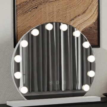 Brilagi - LED dimbare make-up spiegel HOLLYWOOD LED/12W/230V 3000/4000/6500K
