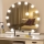 Brilagi - LED dimbare make-up spiegel HOLLYWOOD LED/12W/230V 3000/4000/6500K