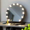Brilagi - LED dimbare make-up spiegel HOLLYWOOD LED/12W/230V 3000/4000/6500K