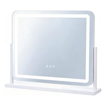 Brilagi - LED dimbare make-upspiegel ARIZONA LED/25W/230V 3000/4000/6500K 55x44 cm wit