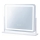 Brilagi - LED dimbare make-upspiegel ARIZONA LED/25W/230V 3000/4000/6500K 55x44 cm wit