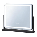 Brilagi - LED-dimbare make-upspiegel ARIZONA LED/25W/230V 3000/4000/6500K 55x44 cm zwart