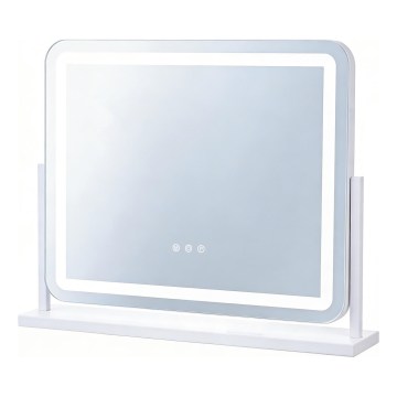 Brilagi - LED dimbare make-upspiegel CALIFORNIA LED/25W/230V 3000/4000/6500K 55x44 cm wit