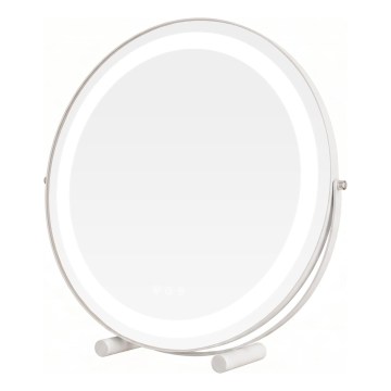 Brilagi - LED-dimbare make-upspiegel FLORIDA LED/17W/230V 3000/4000/6500K Ø 42 cm wit